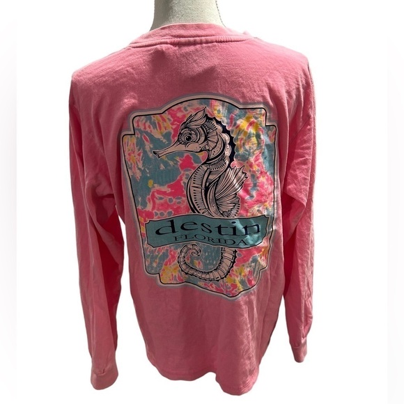 {U.S. Vintage} Destin Florida Long Sleeved Tank - Picture 2 of 3